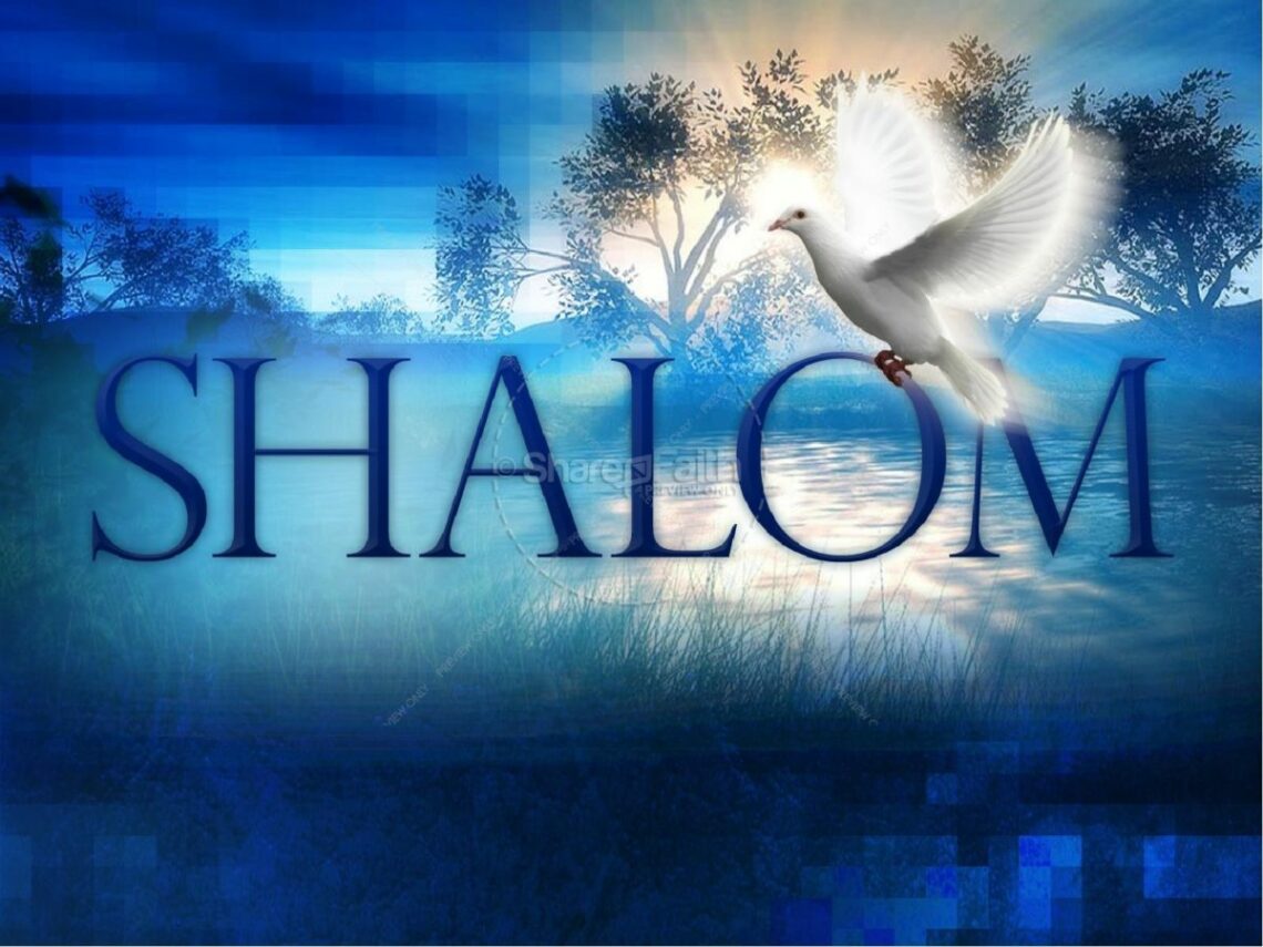 Ebraico: «Shalom», l'augurio di ritorno all'Eden